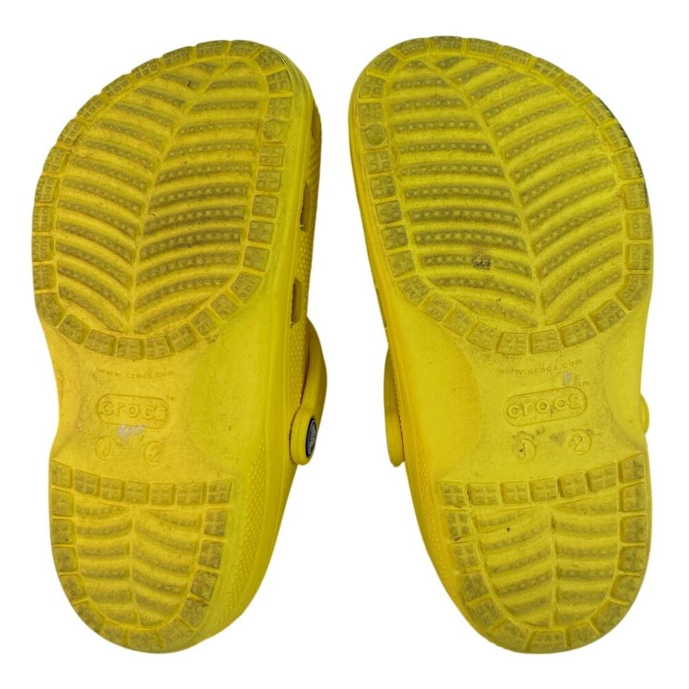 Crocs yellow clog Junior 2 Preowned - Picture 8 of 8